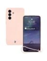 Bizon Case Silikon Magnetic Sq Samsung Galaxy A56 5G hellrosa