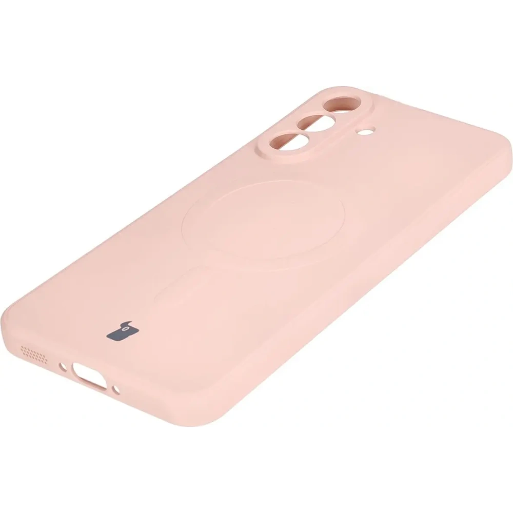 Hurtownia GSM - Bizon Case Silicone Magnetic Sq Samsung Galaxy A56 5G roz deschis - BIZ8319 - {ean13} - Hurt