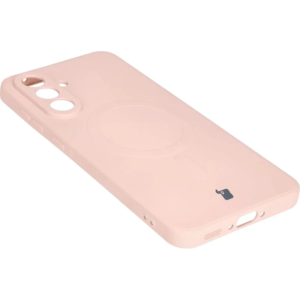 Hurtownia GSM - Bizon Case Silicone Magnetic Sq Samsung Galaxy A56 5G roz deschis - BIZ8319 - {ean13} - Hurt