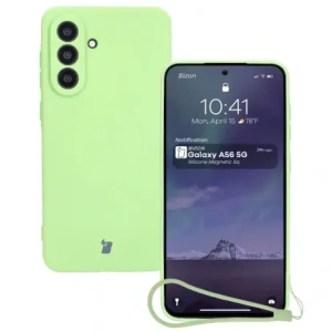 Hurtownia GSM - Bizon Case Silicone Magnetic Sq Samsung Galaxy A56 5G hellgrün - BIZ8320 - {ean13} - Hurt