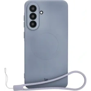 Hurtownia GSM - Silikonové pouzdro s magnetickým kroužkem Bizon Case Silicone Magnetic Sq pro Samsung Galaxy A56 5G šedé - BIZ8321 - {ean13} - Hurt