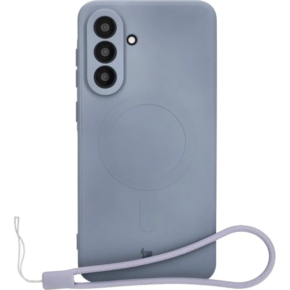 Hurtownia GSM - Bizon Case Silikon Magnetic Sq Samsung Galaxy A56 5G grau - BIZ8321 - {ean13} - Hurt