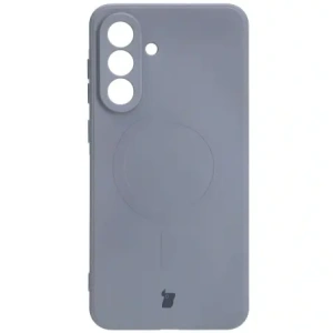 Hurtownia GSM - Silikonové pouzdro s magnetickým kroužkem Bizon Case Silicone Magnetic Sq pro Samsung Galaxy A56 5G šedé - BIZ8321 - {ean13} - Hurt