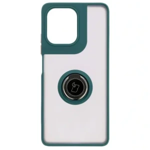 Hurtownia GSM - Bizon Case Hybrid Ring Motorola Moto G75 5G rauchig mit einem dunkelgrünen Rahmen - BIZ8322 - {ean13} - Hurt