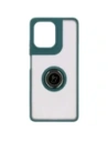 Hurtownia GSM - Etui z uchwytem na palec Bizon Case Hybrid Ring do Motorola Moto G75 5G zakouřené s tmavě zeleným rámečkem - BIZ8322 - {ean13} - Hurt