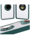 Wholesale Bizon Case Hybrid Ring Motorola Moto G75 5G smoky with a dark green frame - BIZ8322 - {ean13} - Hurt