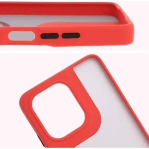 Hurtownia GSM - Bizon Case Hybrid Ring Motorola Moto G75 5G rauchig mit einem roten Rahmen - BIZ8323 - {ean13} - Hurt