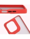 Hurtownia GSM - Etui z uchwytem na palec Bizon Case Hybrid Ring do Motorola Moto G75 5G przydymione z czerwoną ramką - BIZ8323 - {ean13} - Hurt