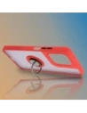 Hurtownia GSM - Etui z uchwytem na palec Bizon Case Hybrid Ring do Motorola Moto G75 5G przydymione z czerwoną ramką - BIZ8323 - {ean13} - Hurt