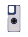 Hurtownia GSM - Bizon Case Hybrid Ring Motorola Moto G75 5G rauchig mit einem dunkelblauen Rahmen - BIZ8324 - {ean13} - Hurt