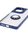 Hurtownia GSM - Bizon Case Hybrid Ring Motorola Moto G75 5G rauchig mit einem dunkelblauen Rahmen - BIZ8324 - {ean13} - Hurt