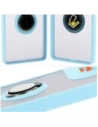 Wholesale Bizon Case Hybrid Ring Motorola Moto G75 5G smoky with a light blue frame - BIZ8325 - {ean13} - Hurt