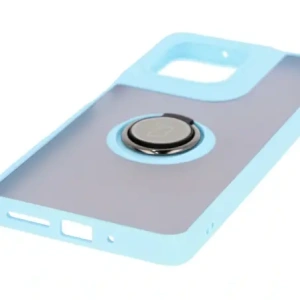 Hurtownia GSM - Bizon Case Hybrid Ring Motorola Moto G75 5G rauchig mit einem hellblauen Rahmen - BIZ8325 - {ean13} - Hurt