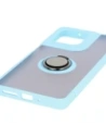 Hurtownia GSM - Bizon Case Hybrid Ring Motorola Moto G75 5G fumuriu cu un cadru bleu deschis - BIZ8325 - {ean13} - Hurt