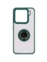 Wholesale Bizon Case Hybrid Ring Xiaomi 15 smoky with a dark green frame - BIZ8326 - {ean13} - Hurt