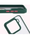 Wholesale Bizon Case Hybrid Ring Xiaomi 15 smoky with a dark green frame - BIZ8326 - {ean13} - Hurt