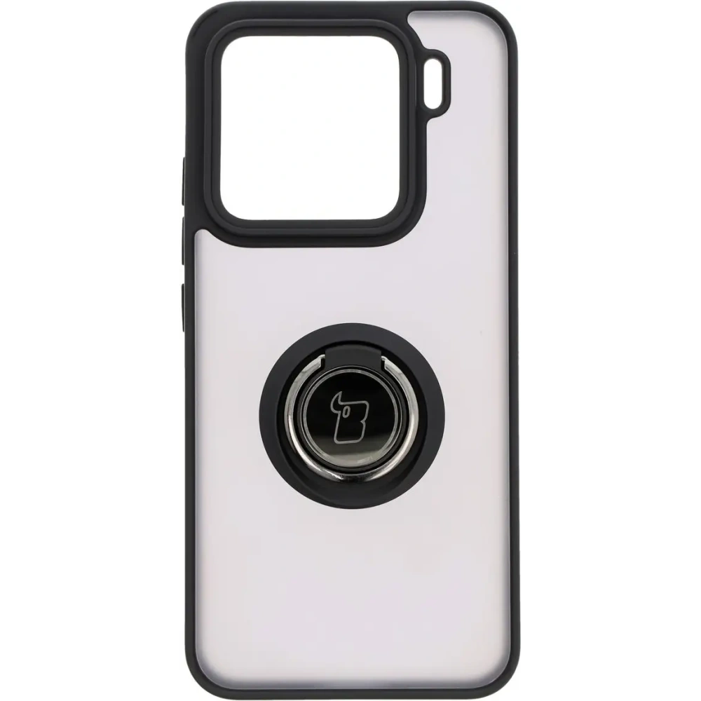 Hurtownia GSM - Etui s úchopem na prst Bizon Case Hybrid Ring pro Xiaomi 15 kouřové s černým rámečkem - BIZ8327 - {ean13} - Hurt