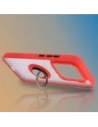 Hurtownia GSM - Etui z uchwytem na palec Bizon Case Hybrid Ring do Xiaomi 15 przydymione z czerwoną ramką - BIZ8328 - {ean13} - Hurt