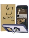 Bizon Case Hybrid Ring Xiaomi 15 füstös sötétkék kerettel