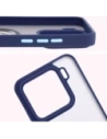 Hurtownia GSM - Etui z uchwytem na palec Bizon Case Hybrid Ring do Xiaomi 15 przydymione z granatową ramką - BIZ8329 - {ean13} - Hurt