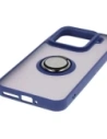 Hurtownia GSM - Etui z uchwytem na palec Bizon Case Hybrid Ring do Xiaomi 15 przydymione z granatową ramką - BIZ8329 - {ean13} - Hurt