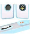Hurtownia GSM - Etui z uchwytem na palec Bizon Case Hybrid Ring do Xiaomi 15 przydymione z jasnoniebieską ramką - BIZ8330 - {ean13} - Hurt