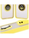 Wholesale Bizon Case Hybrid Ring Xiaomi 15 smoky with a yellow frame - BIZ8331 - {ean13} - Hurt