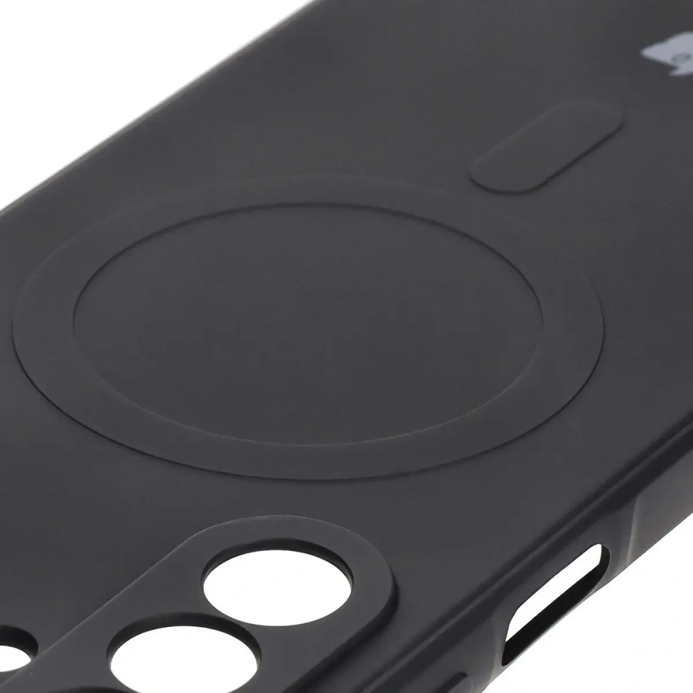 Hurtownia GSM - Silikonový obal s magnetickým kroužkem Bizon Case Silicone Magnetic Sq pro Samsung Galaxy A26 5G černý - BIZ8335 - {ean13} - Hurt