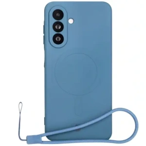 Hurtownia GSM - Silikonové pouzdro s magnetickým kroužkem Bizon Case Silicone Magnetic Sq pro Samsung Galaxy A26 5G modré - BIZ8336 - {ean13} - Hurt