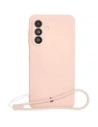 Hurtownia GSM - Silikonowe etui z pierścieniem magnetycznym Bizon Case Silicone Magnetic Sq do Samsung Galaxy A26 5G jasnoróżowe - BIZ8338 - {ean13} - Hurt