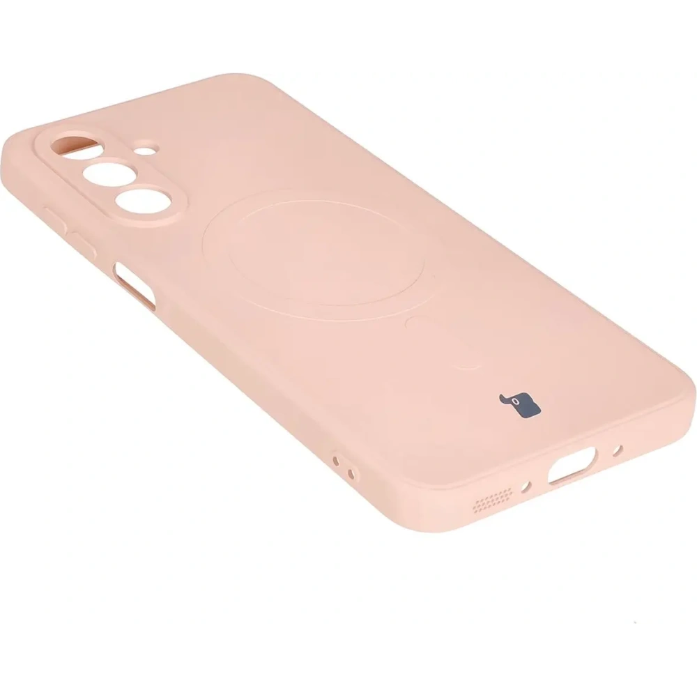 Hurtownia GSM - Silikonowe etui z pierścieniem magnetycznym Bizon Case Silicone Magnetic Sq do Samsung Galaxy A26 5G jasnoróżowe - BIZ8338 - {ean13} - Hurt