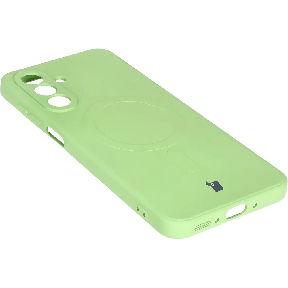 Hurtownia GSM - Silikonowe etui z pierścieniem magnetycznym Bizon Case Silicone Magnetic Sq do Samsung Galaxy A26 5G jasnozielone - BIZ8339 - {ean13} - Hurt