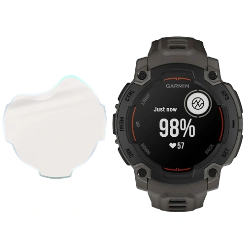 Folia matowa Bizon Glass Watch Film Sun do Garmin Instinct E 45 mm [2 PACK]