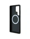 Wholesale BMW Leather Tricolor Stripe MagSafe Samsung Galaxy S25 Ultra black - BMW808 - {ean13} - Hurt