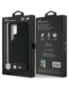 Hurtownia GSM - BMW Bőr Tricolor Csík MagSafe Samsung Galaxy S25 Ultra fekete - BMW808 - {ean13} - Hurt