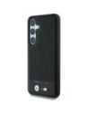 Hurtownia GSM - BMW Bőr Trikolor Csík MagSafe Samsung Galaxy S25+ Plus fekete - BMW809 - {ean13} - Hurt