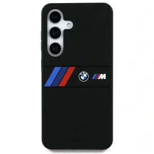 Hurtownia GSM - Etui BMW silikonové střední trikolorové pruhy MagSafe pro Samsung Galaxy S25 Ultra černé - BMW811 - {ean13} - Hurt