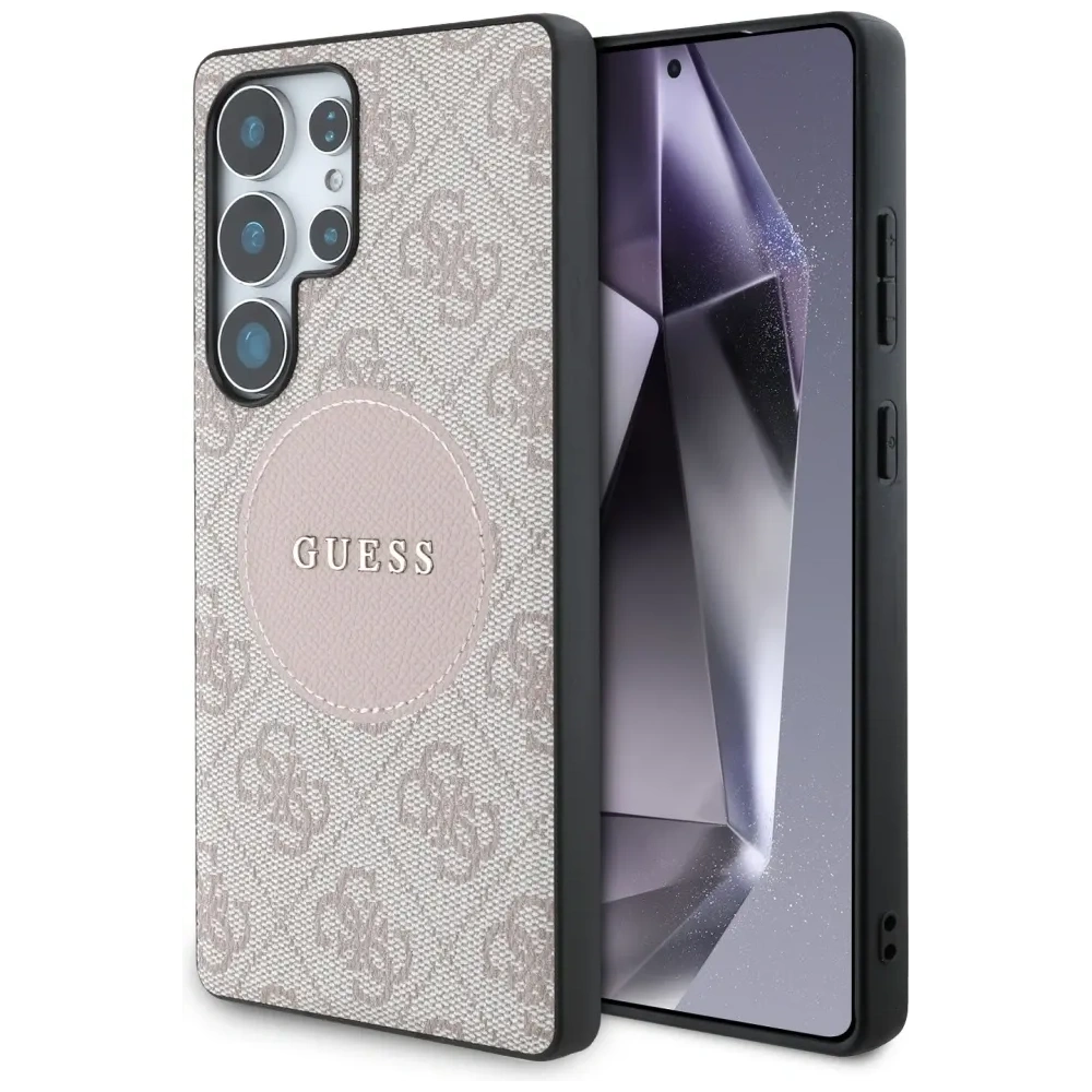 Hurtownia GSM - Guess 4G Rund-Patch Klassisches Logo MagSafe Samsung Galaxy S25 Ultra pink - GUE4293 - {ean13} - Hurt