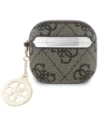 Etui Guess 4G Strass Charm pro Apple AirPods 4 hnědé
