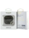 Etui Guess 4G Strass Charm pro Apple AirPods 4 hnědé