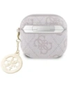 Etui Guess 4G Strass Charm do Apple AirPods 4 różowy