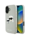 Karl Lagerfeld HC 3D Rubber Double Heads Apple iPhone 16 beige