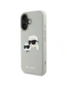 Wholesale Karl Lagerfeld HC 3D Rubber Double Heads Apple iPhone 16 beige - KLD21889 - {ean13} - Hurt