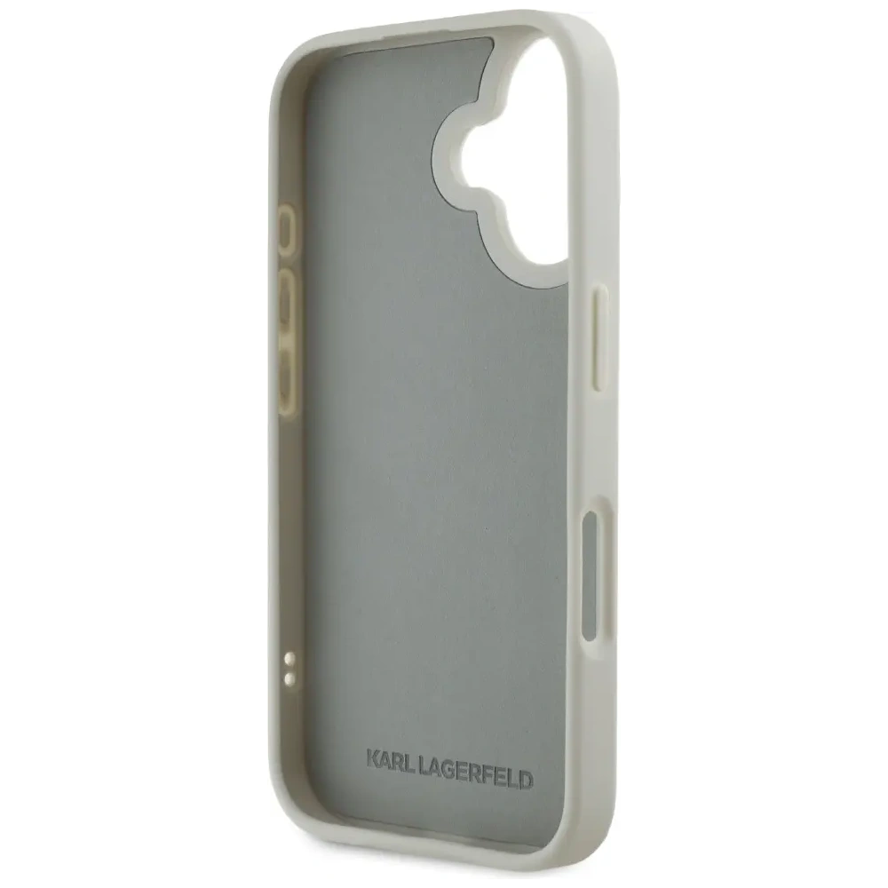 Hurtownia GSM - Karl Lagerfeld HC 3D Rubber Double Heads Apple iPhone 16 bej - KLD21889 - {ean13} - Hurt