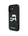 Hurtownia GSM - Karl Lagerfeld HC 3D Rubber Double Heads Apple iPhone 16 negru - KLD21890 - {ean13} - Hurt
