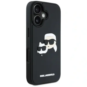 Hurtownia GSM - Karl Lagerfeld HC 3D Rubber Double Heads Apple iPhone 16 negru - KLD21890 - {ean13} - Hurt