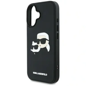 Hurtownia GSM - Karl Lagerfeld HC 3D Rubber Double Heads Apple iPhone 16 negru - KLD21890 - {ean13} - Hurt