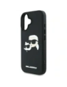 Hurtownia GSM - Karl Lagerfeld HC 3D Rubber Double Heads Apple iPhone 16 negru - KLD21890 - {ean13} - Hurt