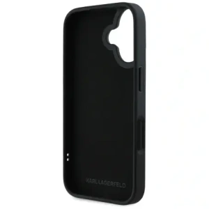 Hurtownia GSM - Karl Lagerfeld HC 3D Rubber Double Heads Apple iPhone 16 negru - KLD21890 - {ean13} - Hurt