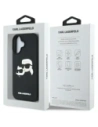 Wholesale Karl Lagerfeld HC 3D Rubber Double Heads Apple iPhone 16 black - KLD21890 - {ean13} - Hurt